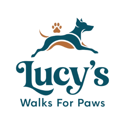 Lucy's Walks for Paws logo